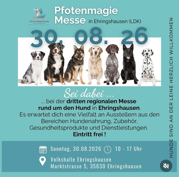 Pfotenmagie Messe 30.08.2026